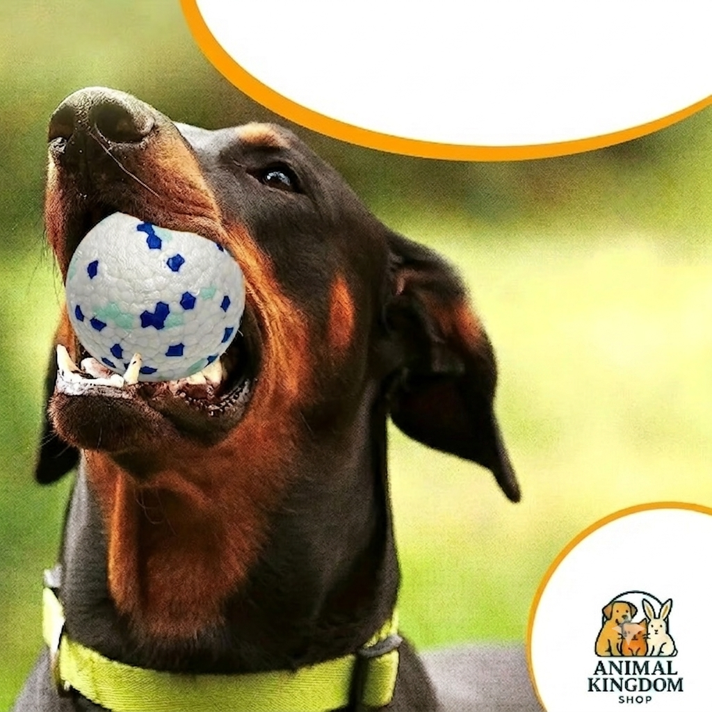 Pallina Masticabile per Cani in TPU – Giocattolo Interattivo per la Pulizia dei Denti